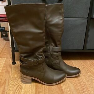 Blowfish Brown Vegan Leather Boots